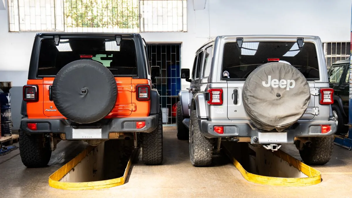 Jeep Wrangler en servicio en José Vergara y Cía